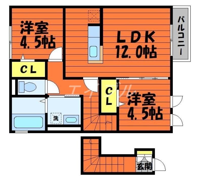 HUITの物件間取画像