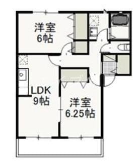 クリスタルパレスＣ棟の物件間取画像