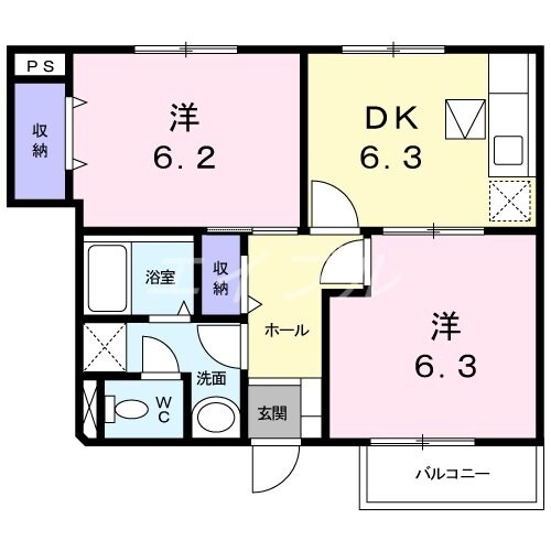 シャルマン　ジャンの物件間取画像