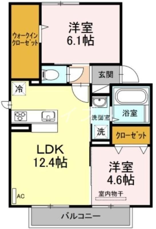 D-room当新田の物件間取画像