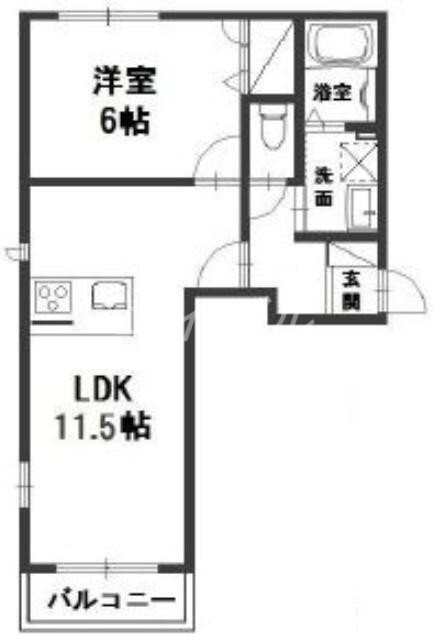 ソラーナ福井の物件間取画像