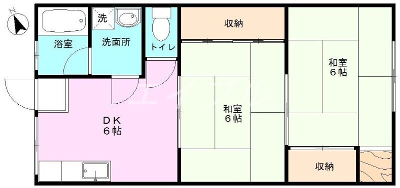 箕島コーポの物件間取画像