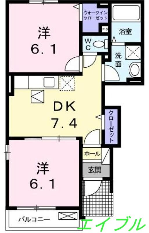 ベル・アンジュの物件間取画像