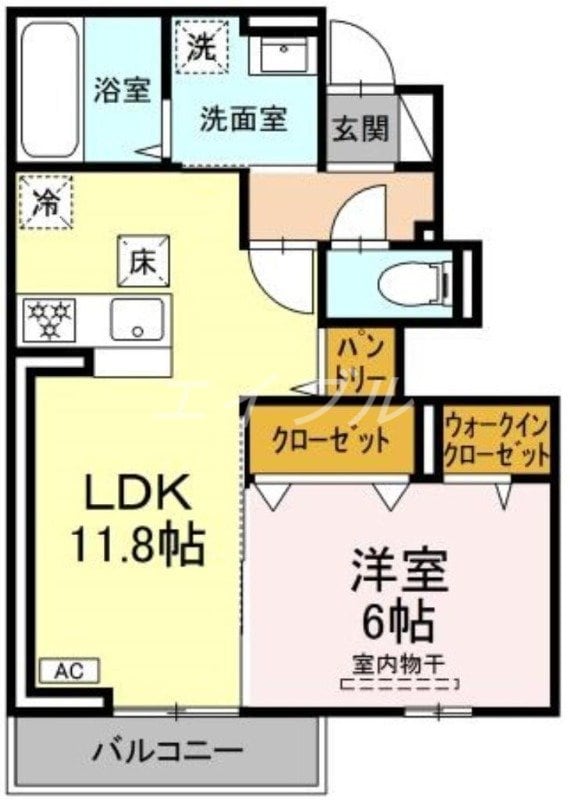 エフフォーリアの物件間取画像