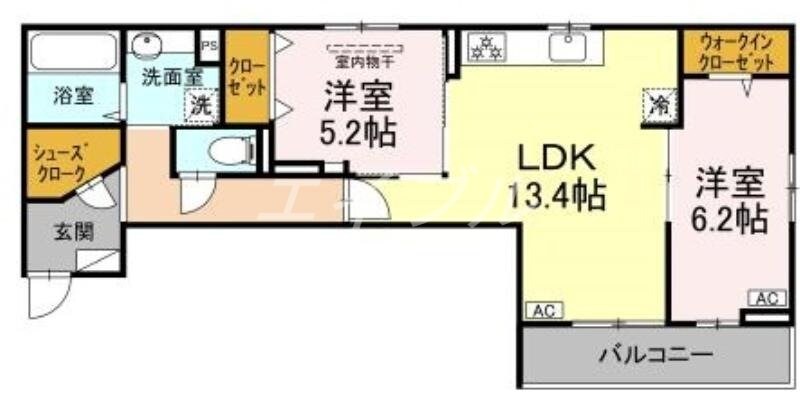 Le Trefleの物件間取画像