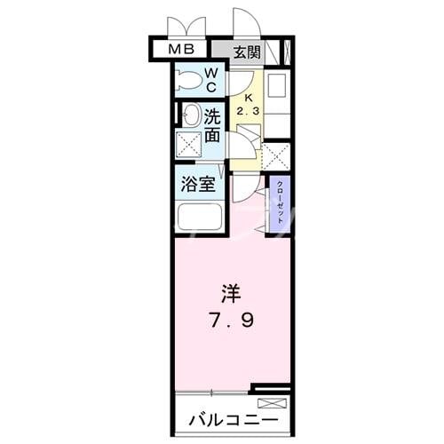 グレイスヴィラ　Ⅱの物件間取画像