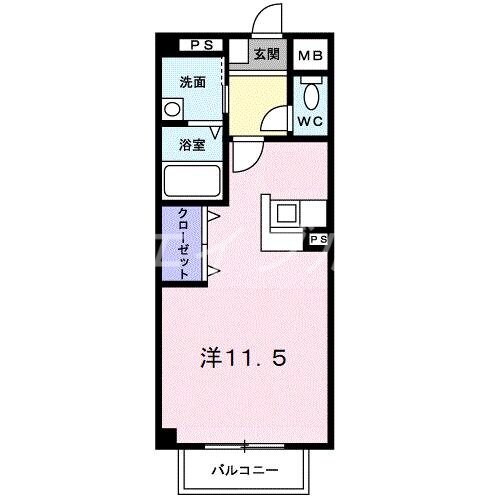 マーベラスＫ１Ａの物件間取画像