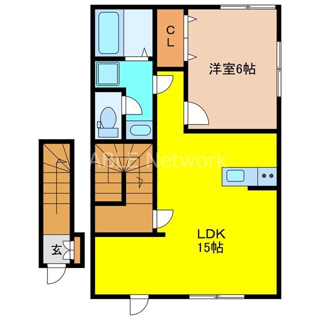 K-ideal TOSU Ⅱ A棟の物件間取画像