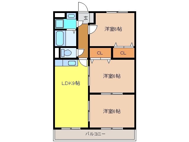 ウィン伊東の物件間取画像