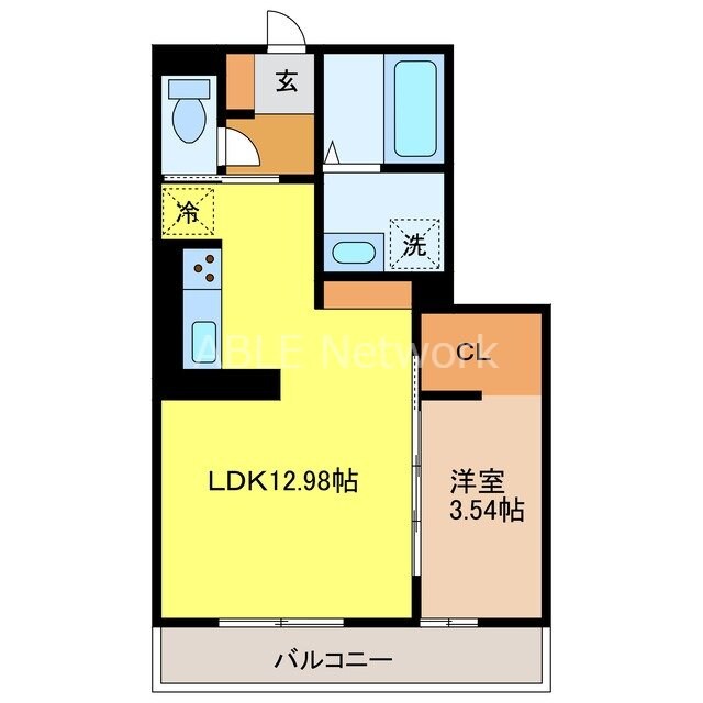 グレイスペアランスの物件間取画像