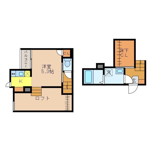 CB鳥栖アデリーナの物件間取画像