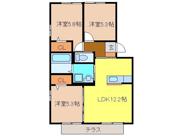 ファミールＳＨＯＷの物件間取画像