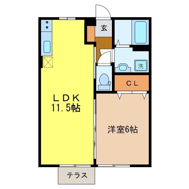 サンライズⅠ番館の物件間取画像