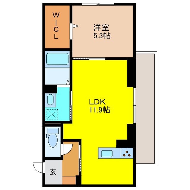 ロイヤルタウン田代本町の物件間取画像