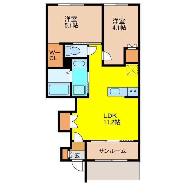 indigoblueの物件間取画像