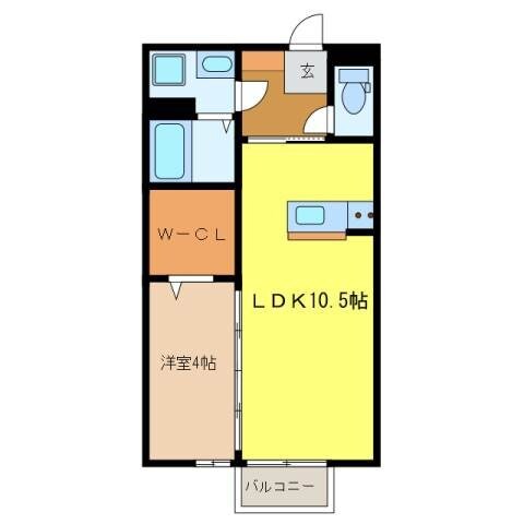 セイシェル・大山Ｃ棟の物件間取画像