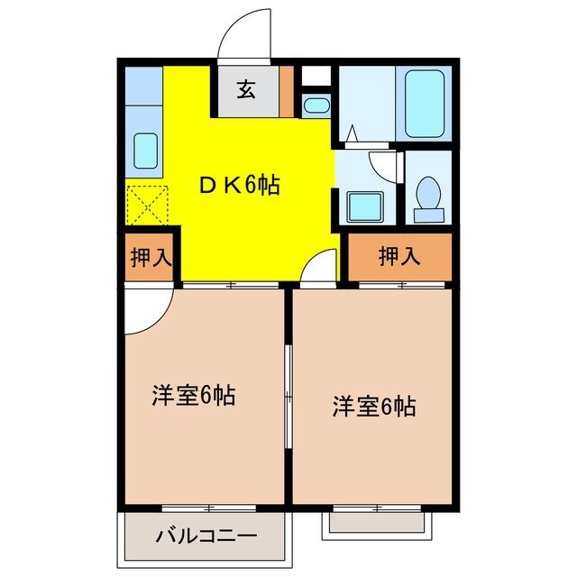 ロイヤルコーポの物件間取画像