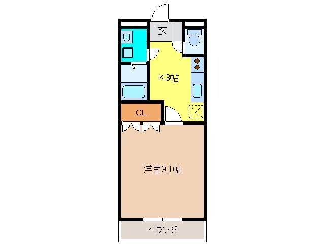 サンテラスの物件間取画像