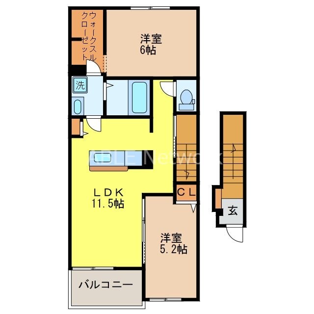 シエロⅢの物件間取画像