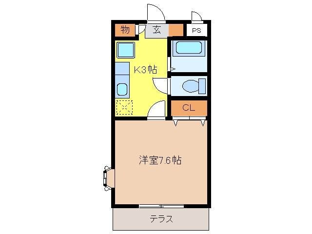フロンテージの物件間取画像