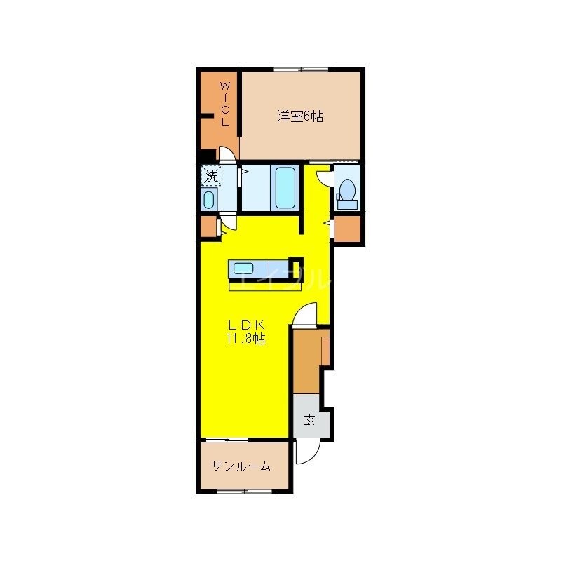 ソル・サリエンテの物件間取画像