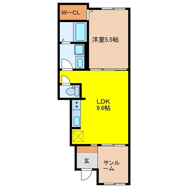 アーサー上峰の物件間取画像