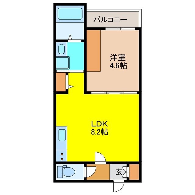 クレールソフィアの物件間取画像