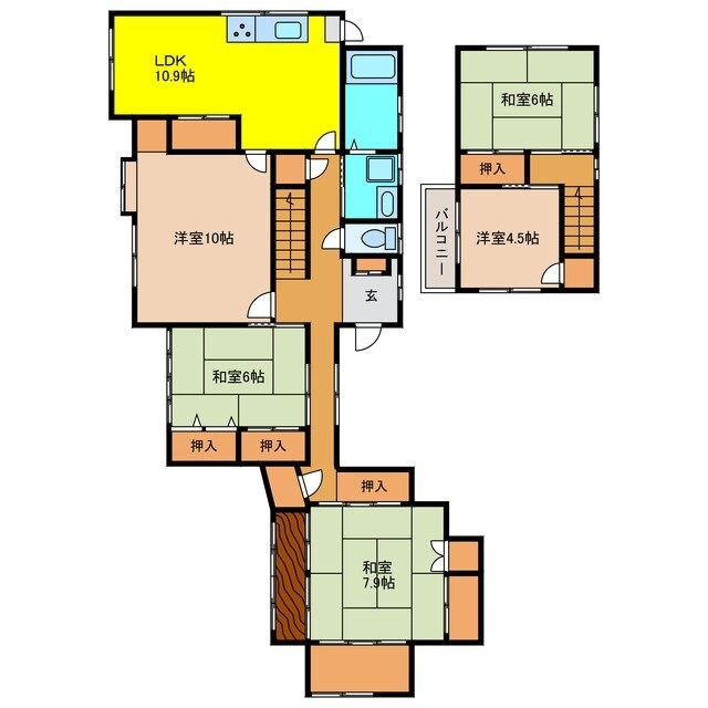 リノベハウス白壁の物件間取画像