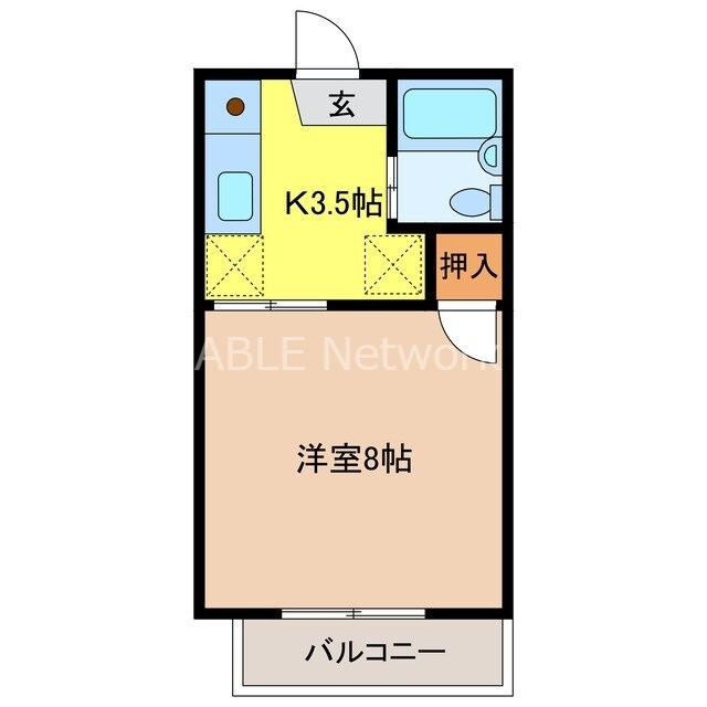 物件間取画像