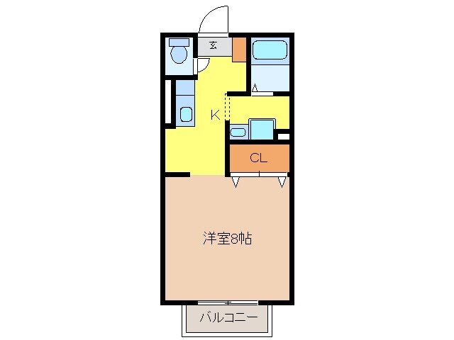 ロイヤルパーク蔵上の物件間取画像