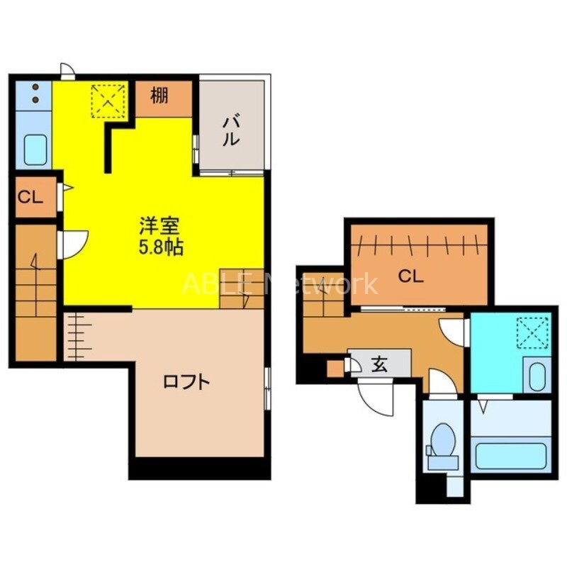 CB鳥栖グレーデの物件間取画像