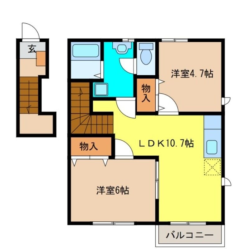 ラヴィアン・ローズの物件間取画像