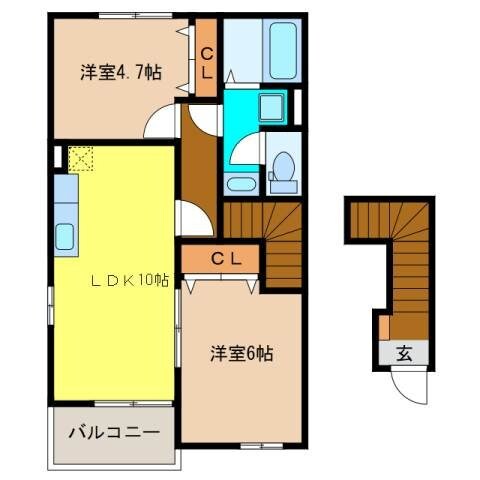 フォレスト金の原Ⅱの物件間取画像