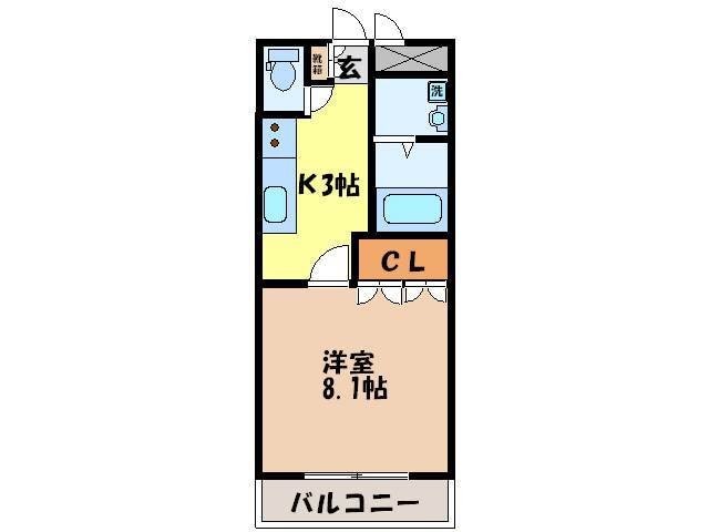 ビーナスコートの物件間取画像