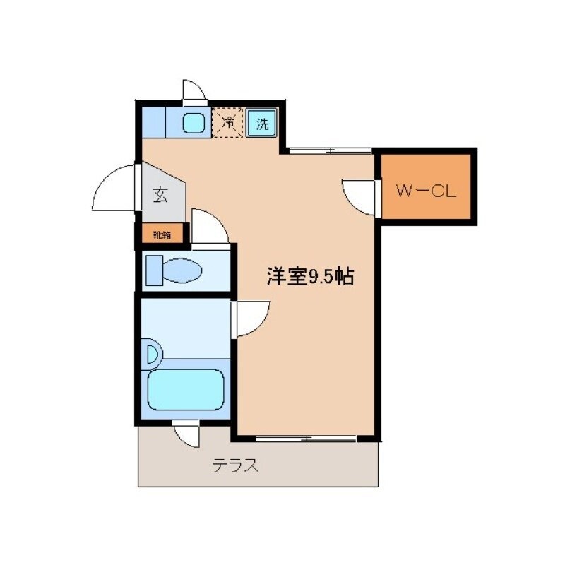 長崎駅 徒歩13分 1階の物件間取画像