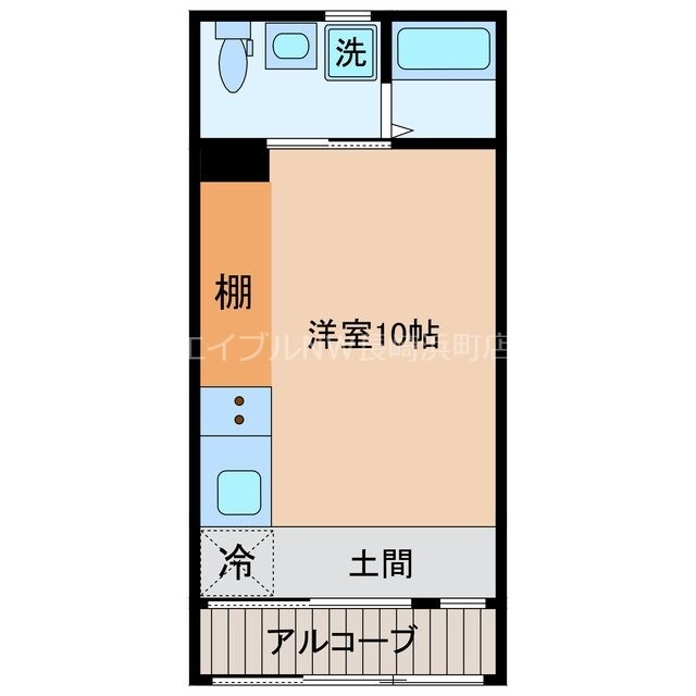 千歳町駅 徒歩2分 1階の物件間取画像