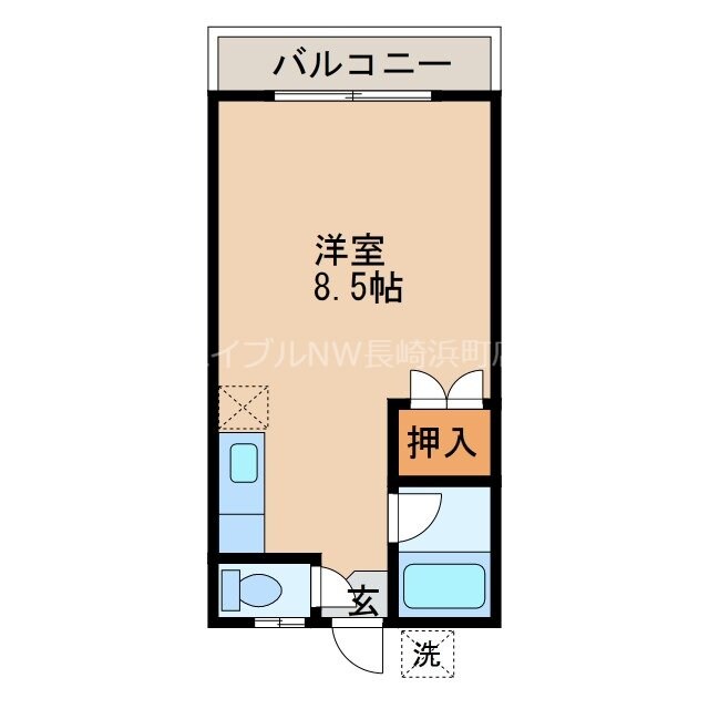 エステートハイツ出雲の物件間取画像