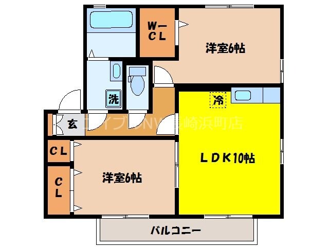 ピアーズ壱番館の物件間取画像