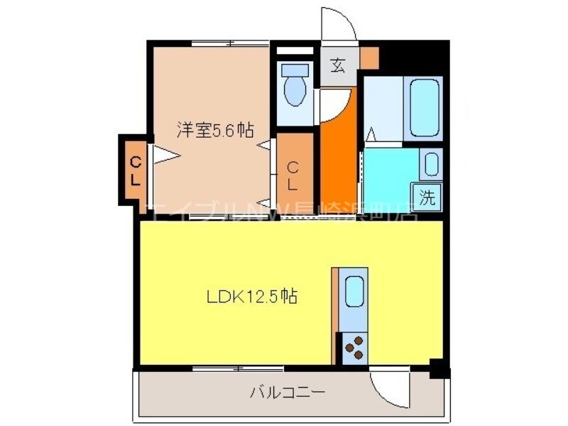 ヴォーム グリュクの物件間取画像