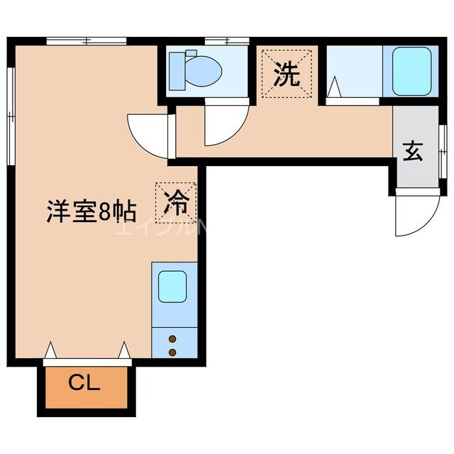 若葉町駅 徒歩14分 1階の物件間取画像