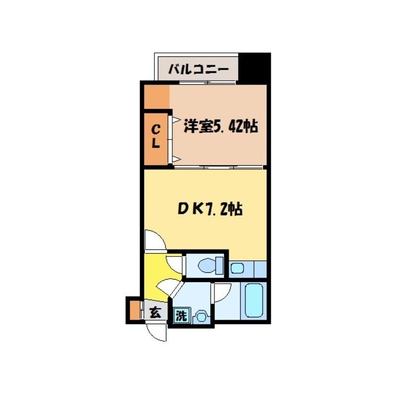 クオーレ出島の物件間取画像