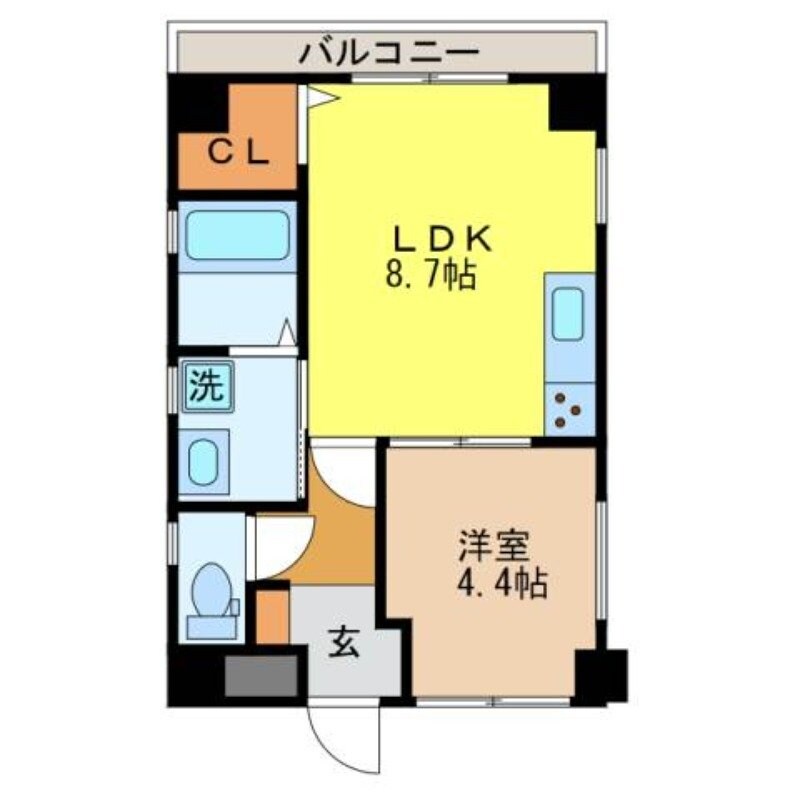 Residence玉園の物件間取画像