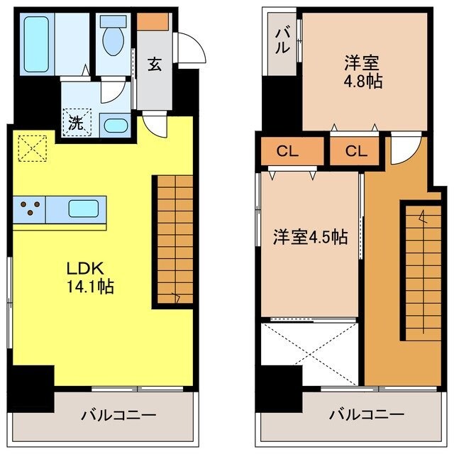 NODAL CODE：の物件間取画像