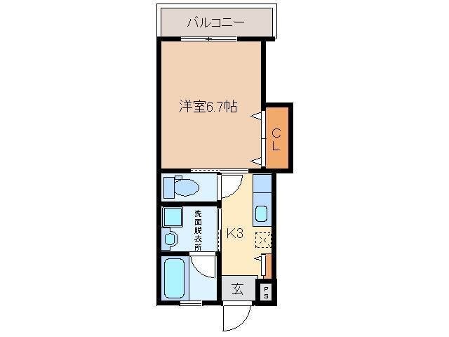 蛍茶屋SCの物件間取画像