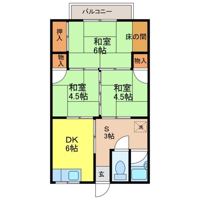物件間取画像