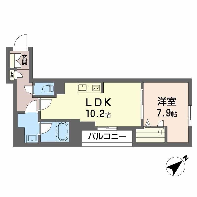 シャーメゾンさかえ町の物件間取画像