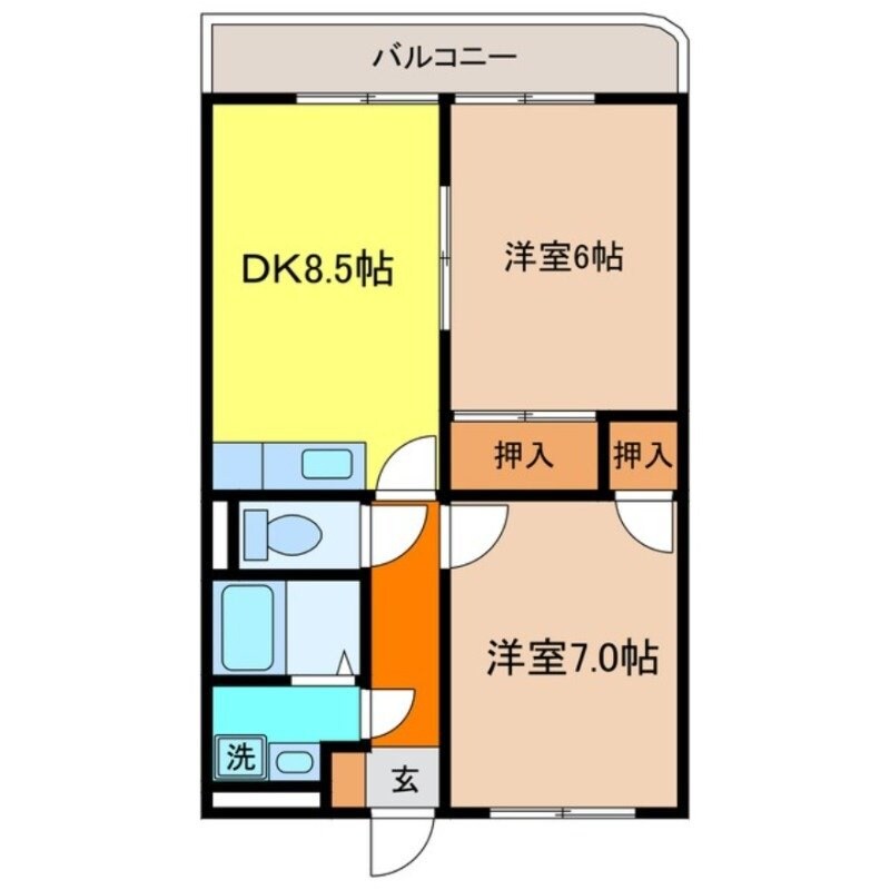 物件間取画像