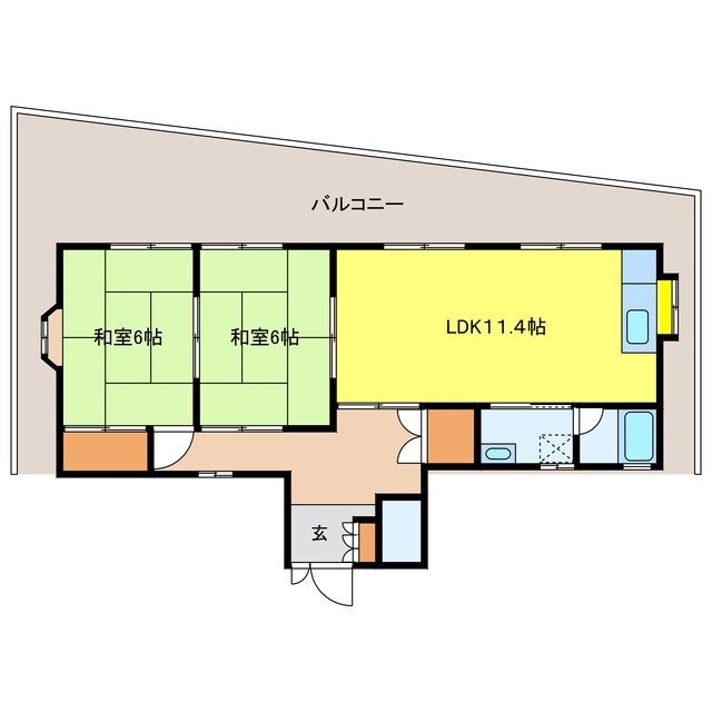 メゾン・ド・コリンの物件間取画像