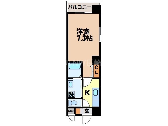 スクウェアヒルズ中園の物件間取画像