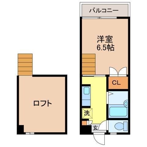 DolceVita愛宕2丁目の物件間取画像